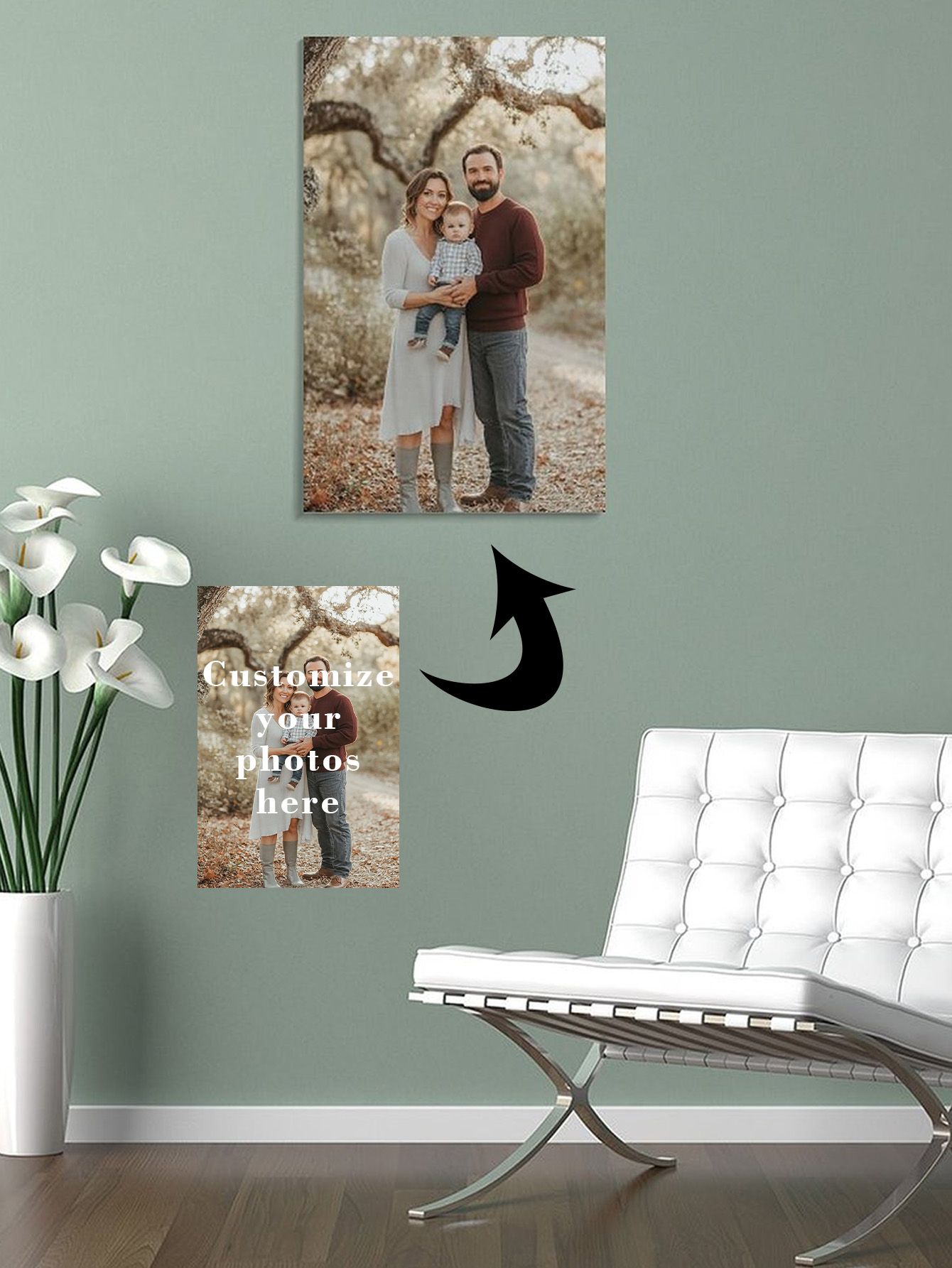Home Textiles Fabric - Customized Canvas (frameless only painting) Customize
