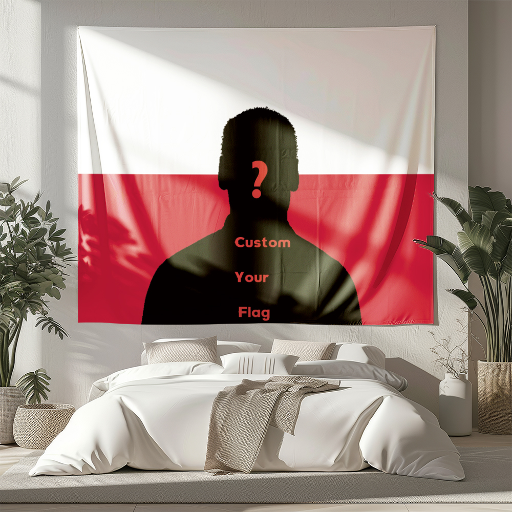 Home Textiles Fabric - 1Pc Custom Photo Polyster Flag Backdrop,Home