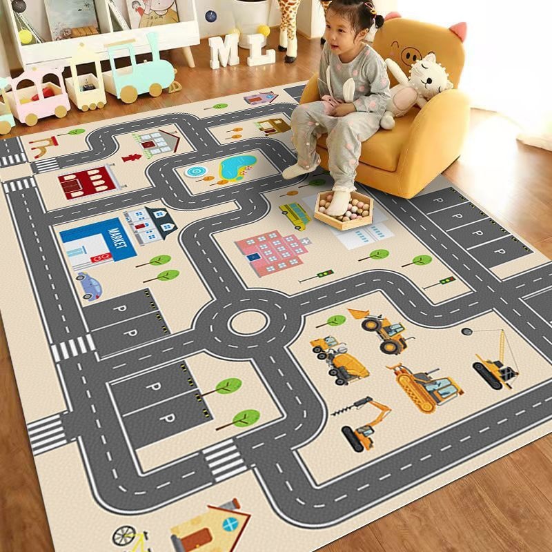 Cartoon children's floor mat c - Home Textiles City recension och pris