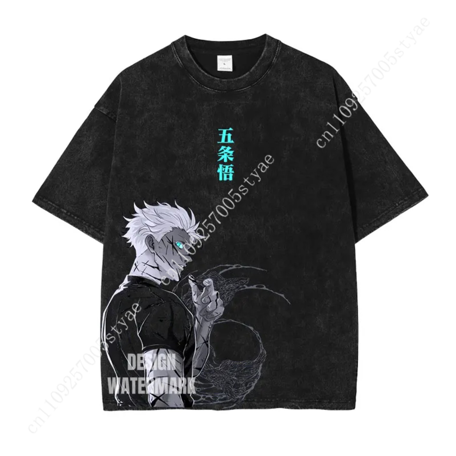 Gojo Satoru Graphic Tee  Anime - Quilt Cotton Summer recension och pris