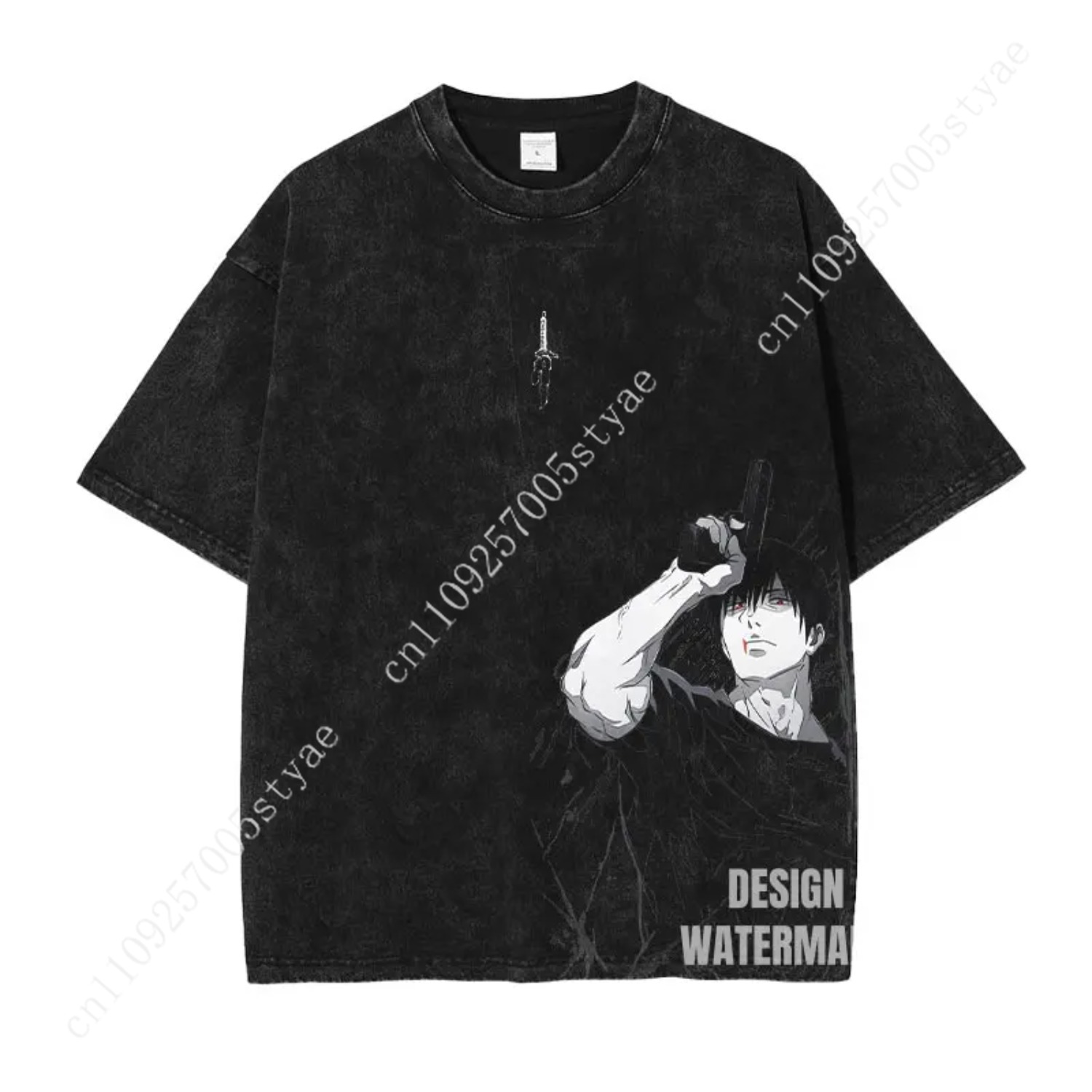 Gojo Satoru Graphic Tee  Anime - Quilt Cotton Summer recension och pris