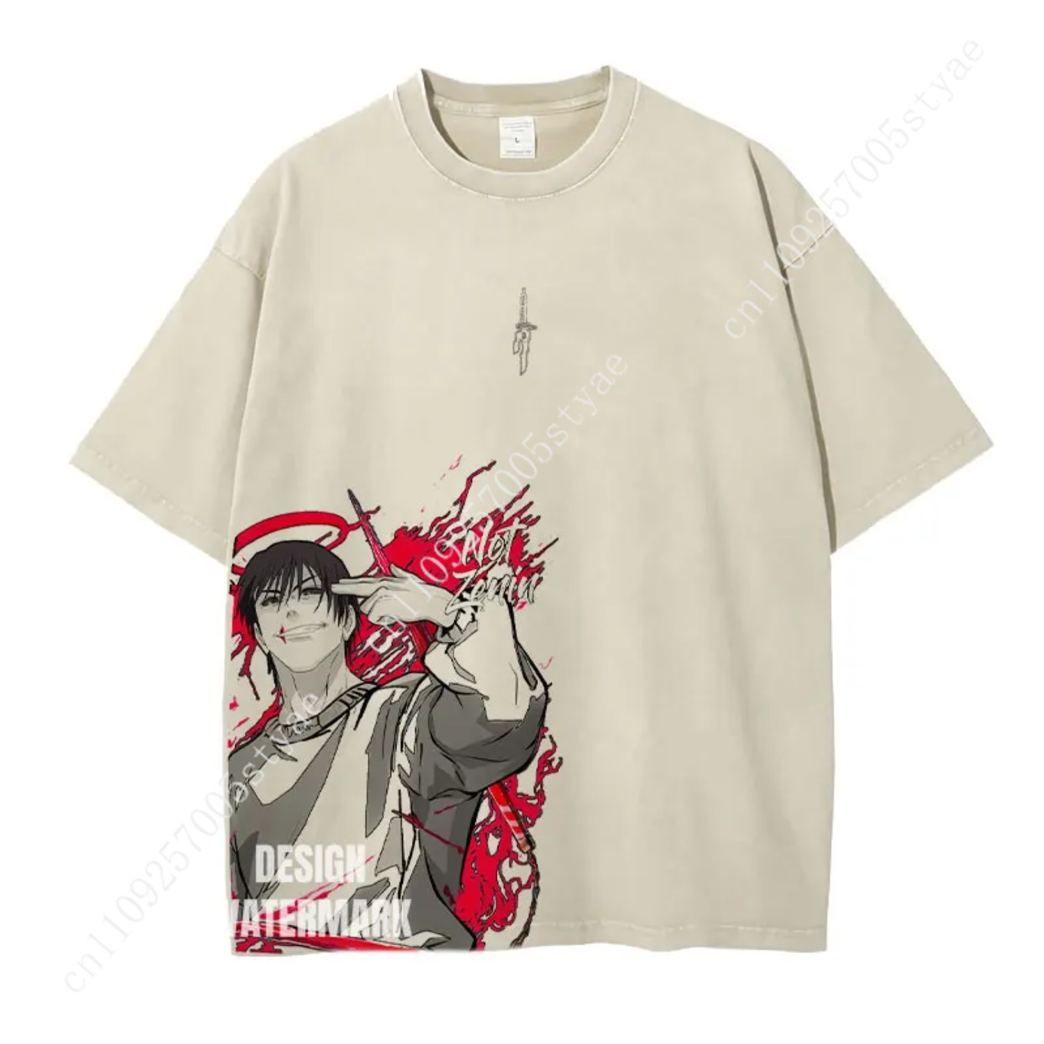 Gojo Satoru Graphic Tee  Anime - Quilt Cotton Summer recension och pris