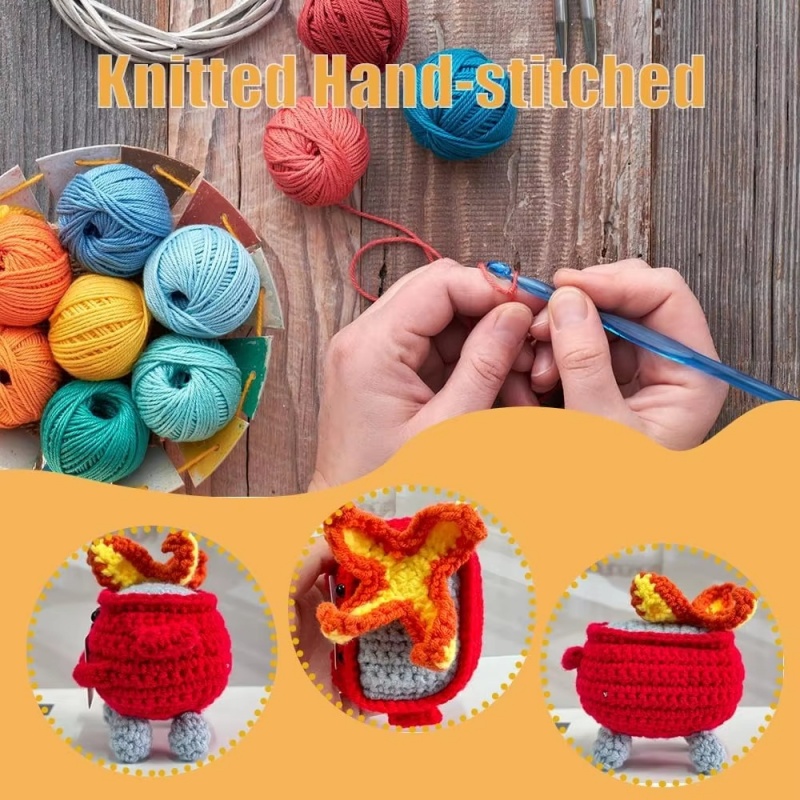 Handmade Crochet Dumpster Fire - Home Textiles Today recension och pris