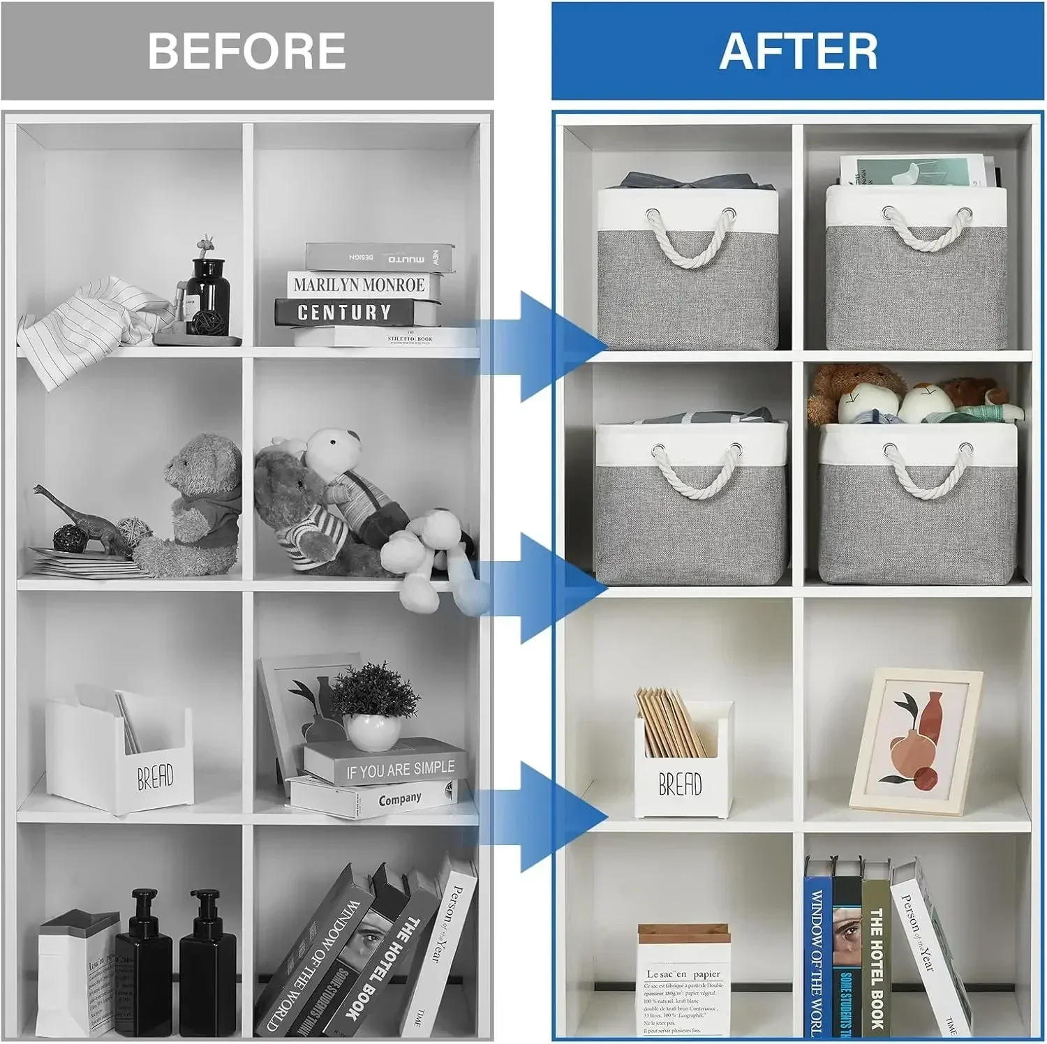 Foldable Linen Storage Basket  - Linum Home Textiles recension och pris