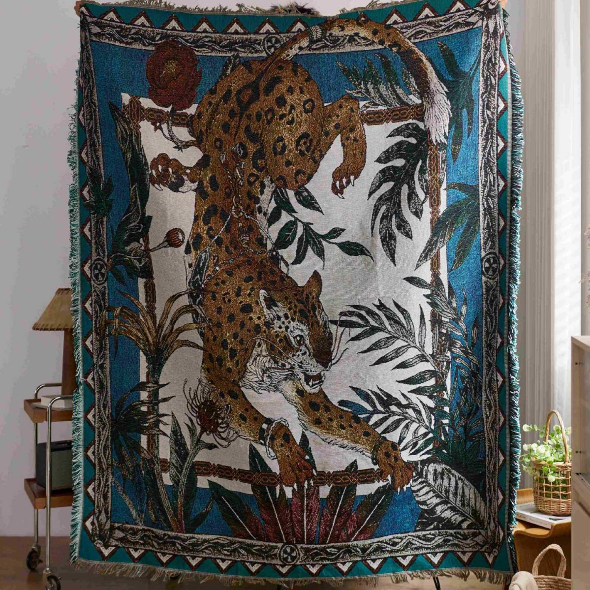 Textile City Leopard Tapestry  - Home Textiles City recension och pris