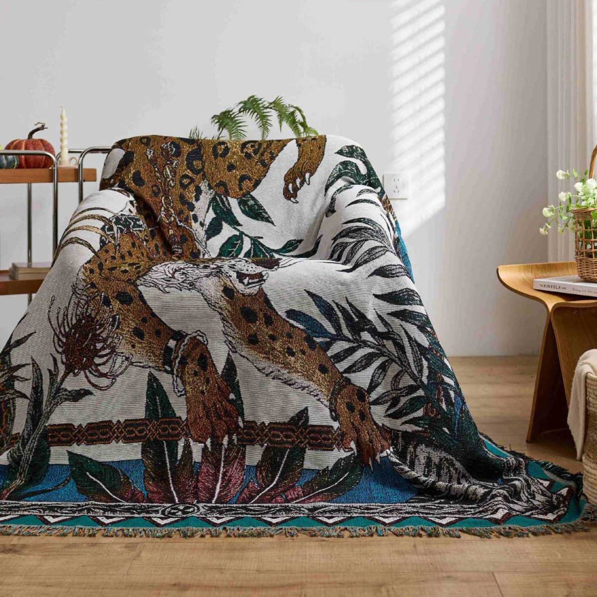 Textile City Leopard Tapestry  - Home Textiles City recension och pris