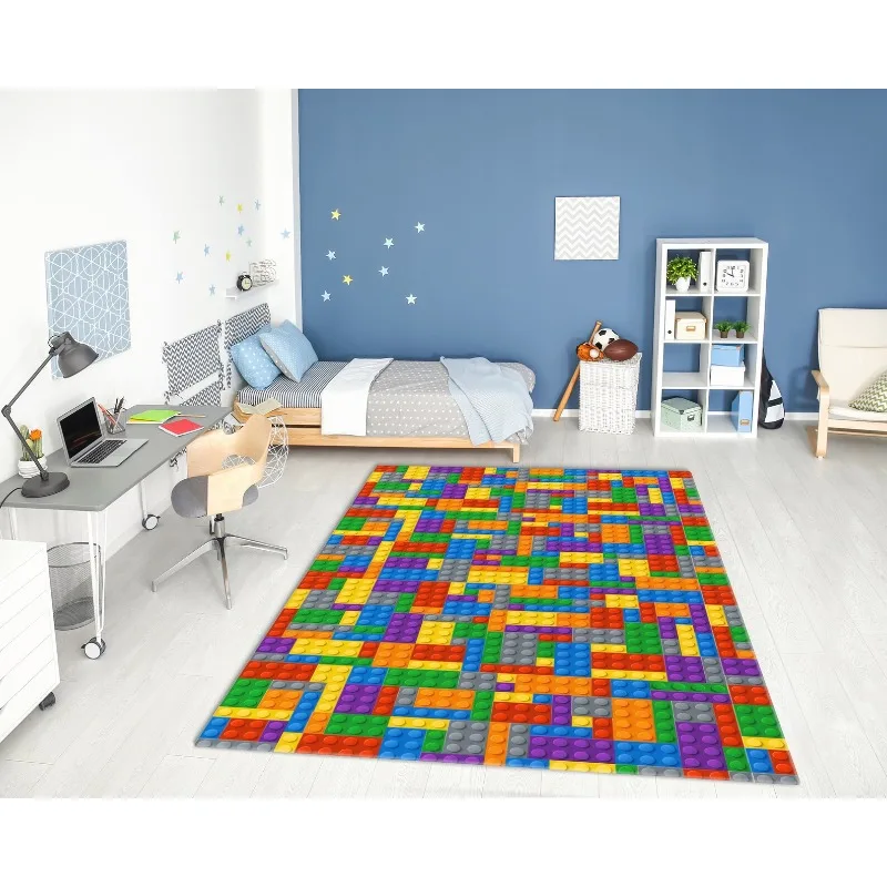 Football Soccer Field Area Rug - Home Textiles City recension och pris