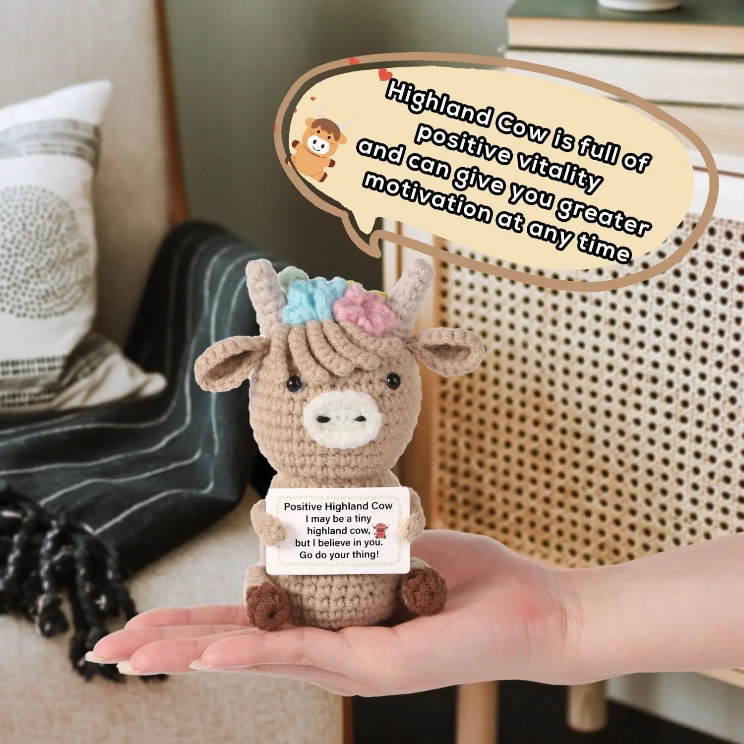 Crochet Emotional Cow Doll Dec - Home Textiles Today recension och pris