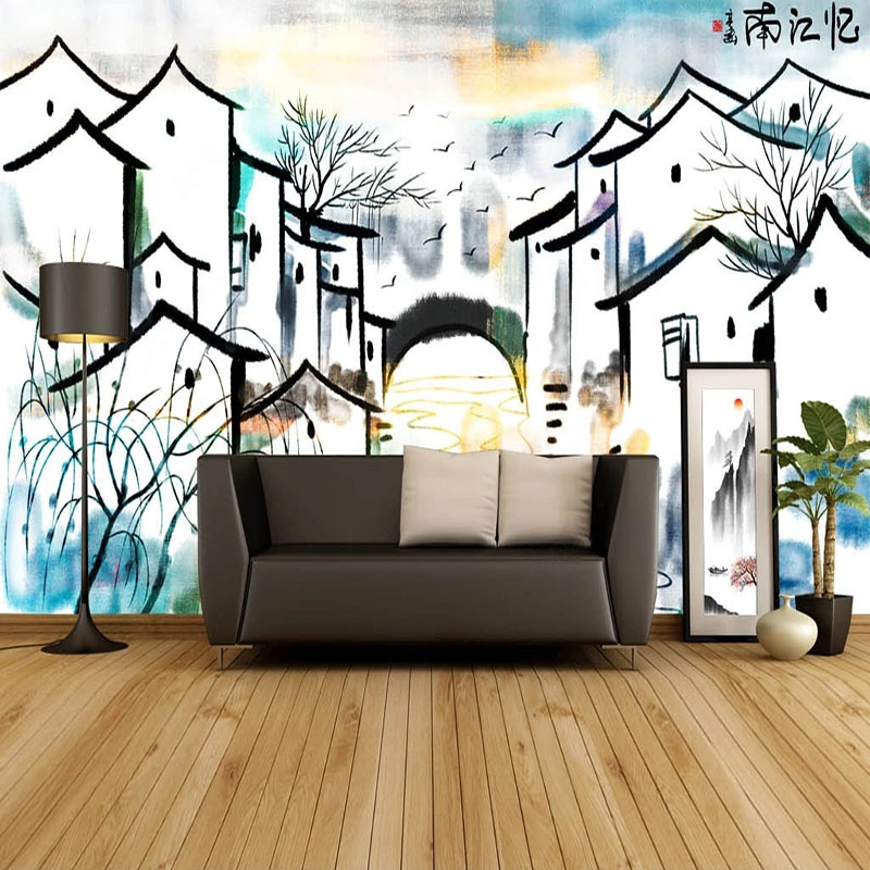 Custom Mural Wallpaper Chinese - Home Textiles City recension och pris