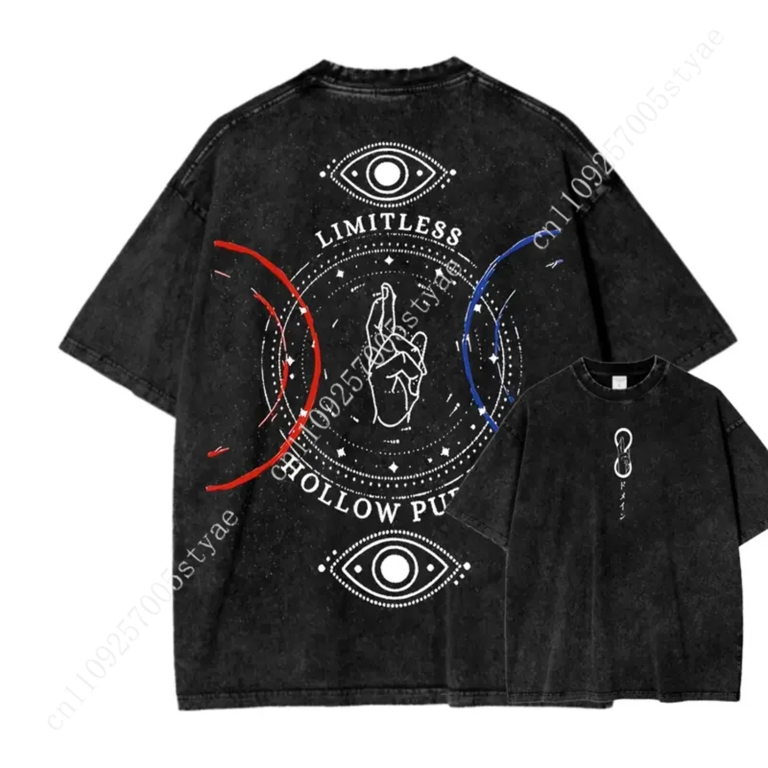 Anime  Gojo Satoru Print T-shi - Quilt Cotton Summer recension och pris