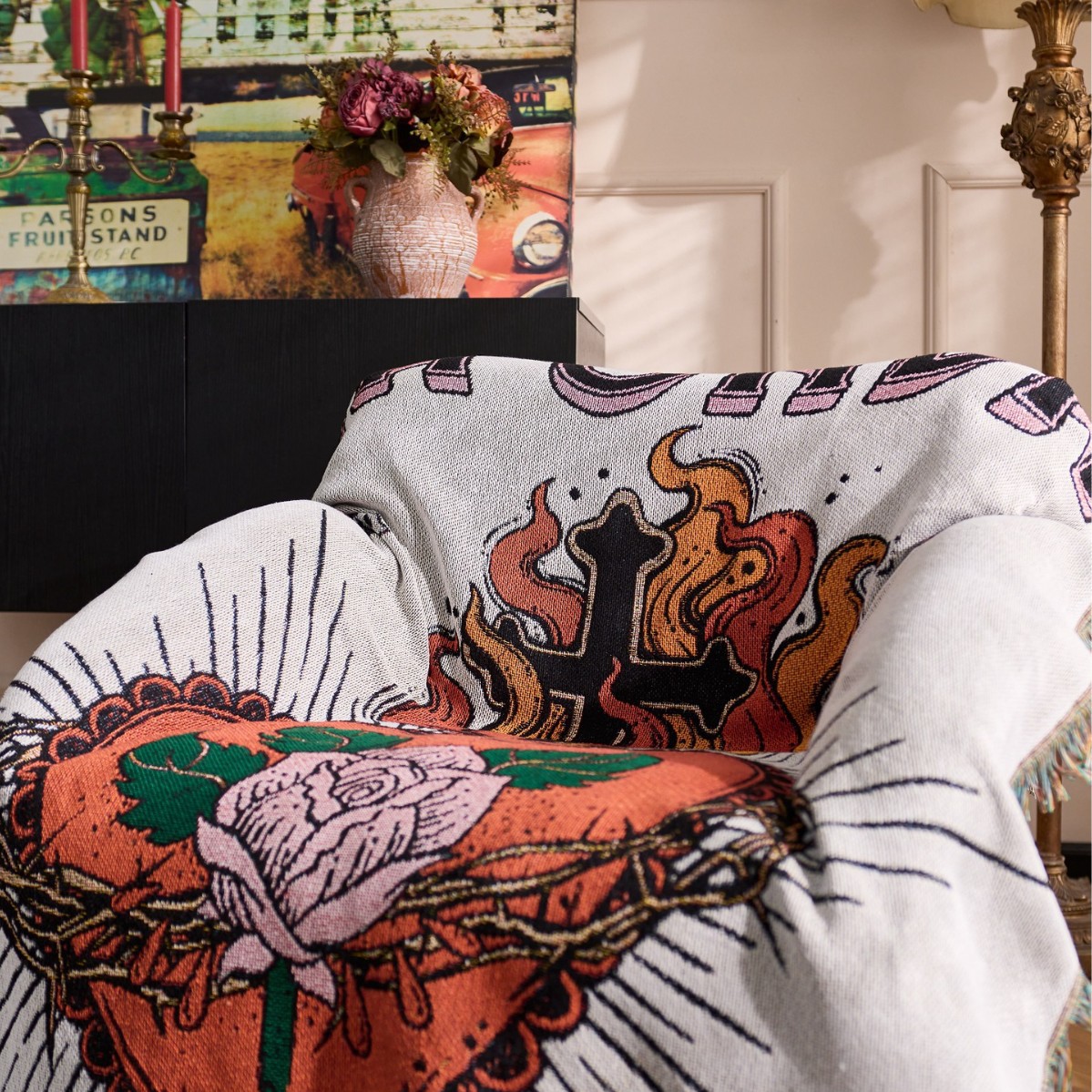 Textile City Vintage Tattoo St - Home Textiles City recension och pris