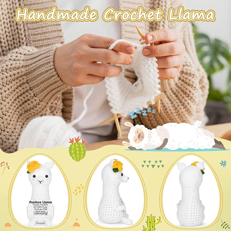 Funny Handmade Crochet Llama P - Home Textiles Today recension och pris