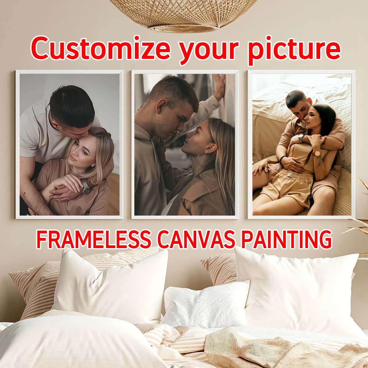 Triptych - 2D custom photo woo - Home Textiles Fabric recension och pris