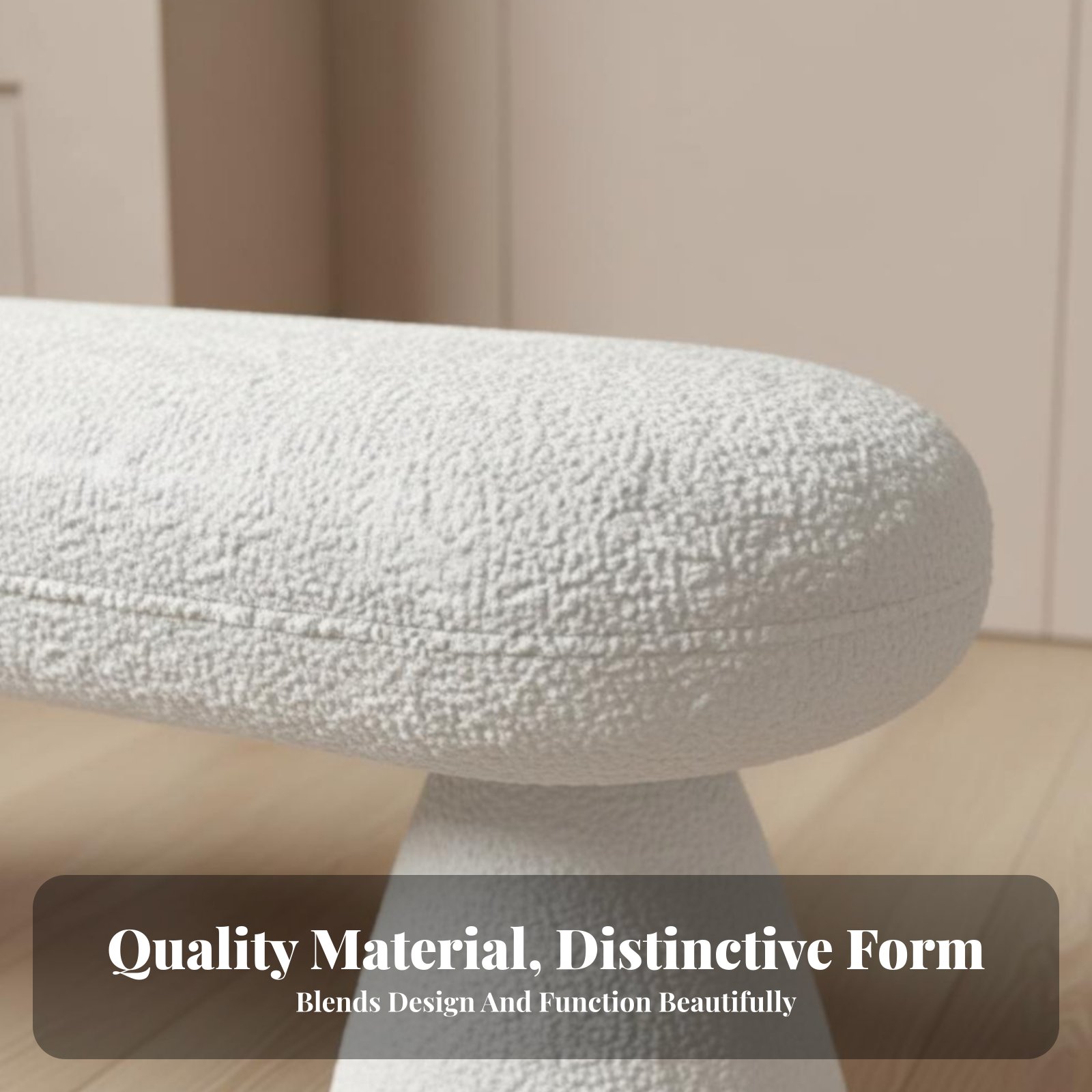 Boucle Textile Footrest Soft T - Home Textiles Fabric recension och pris