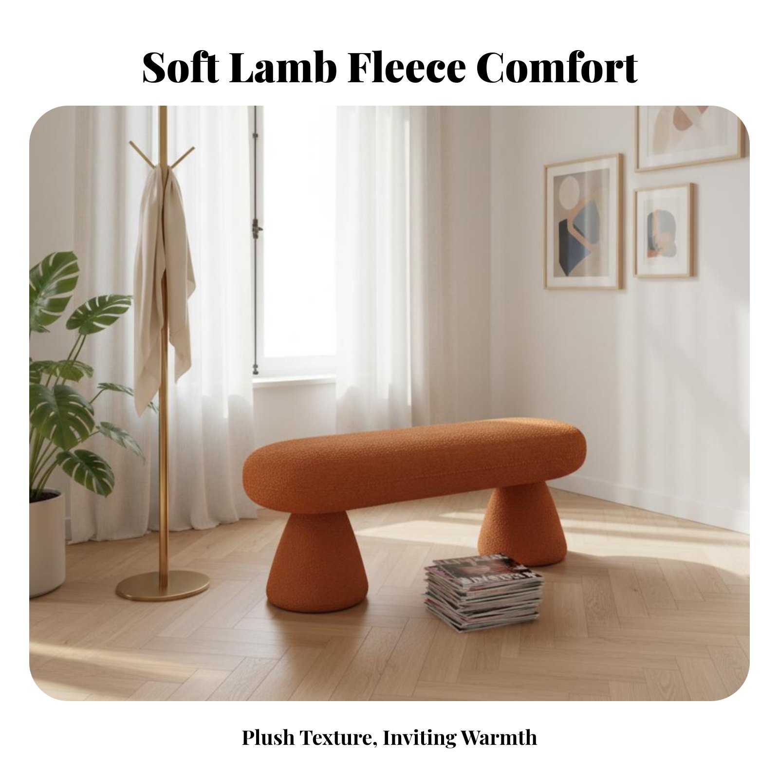 Boucle Textile Footrest Soft T - Home Textiles Fabric recension och pris