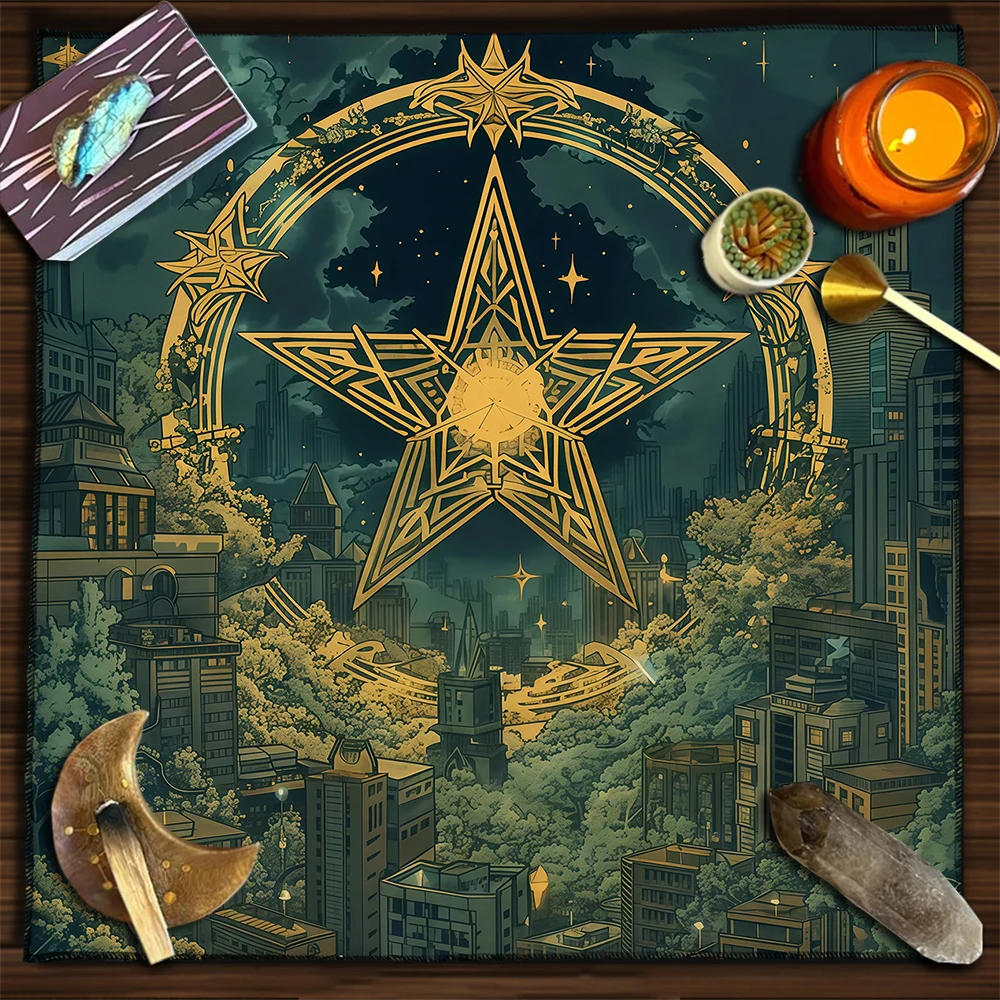 The Pentagram City Tarot Card  - Home Textiles City recension och pris