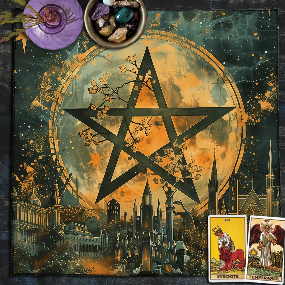 The Pentagram City Tarot Card  - Home Textiles City recension och pris
