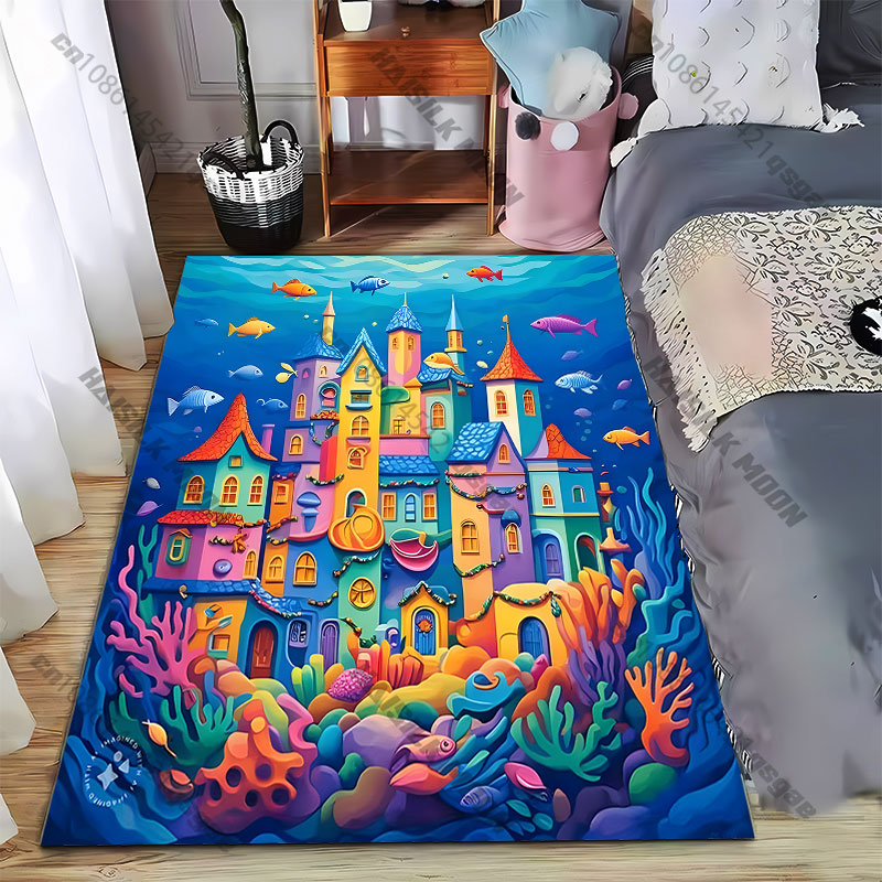 Underwater city with vibrant c - Home Textiles City recension och pris