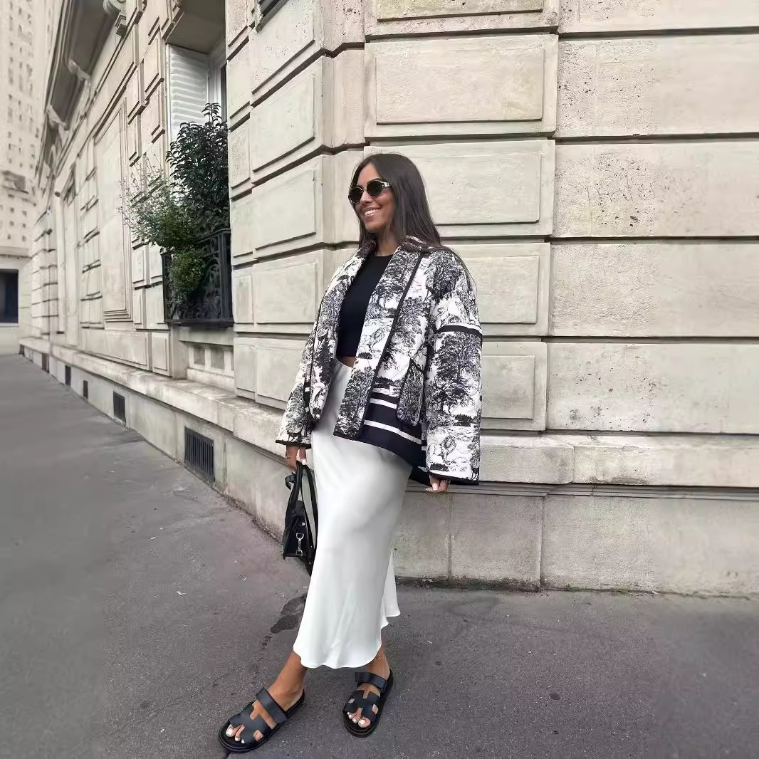Women's Fashion Cotton Jacket  - Quilt Cotton Summer recension och pris
