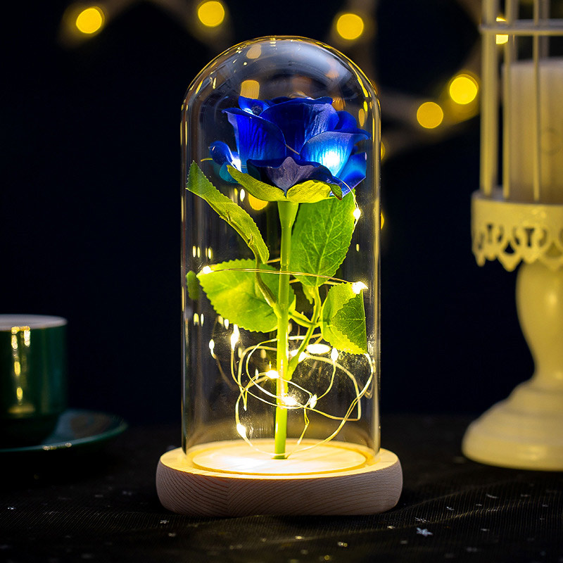 Glowing Plush Artificial Rose  - Home Textiles Today recension och pris