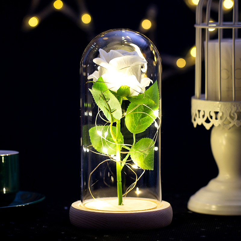 Glowing Plush Artificial Rose  - Home Textiles Today recension och pris