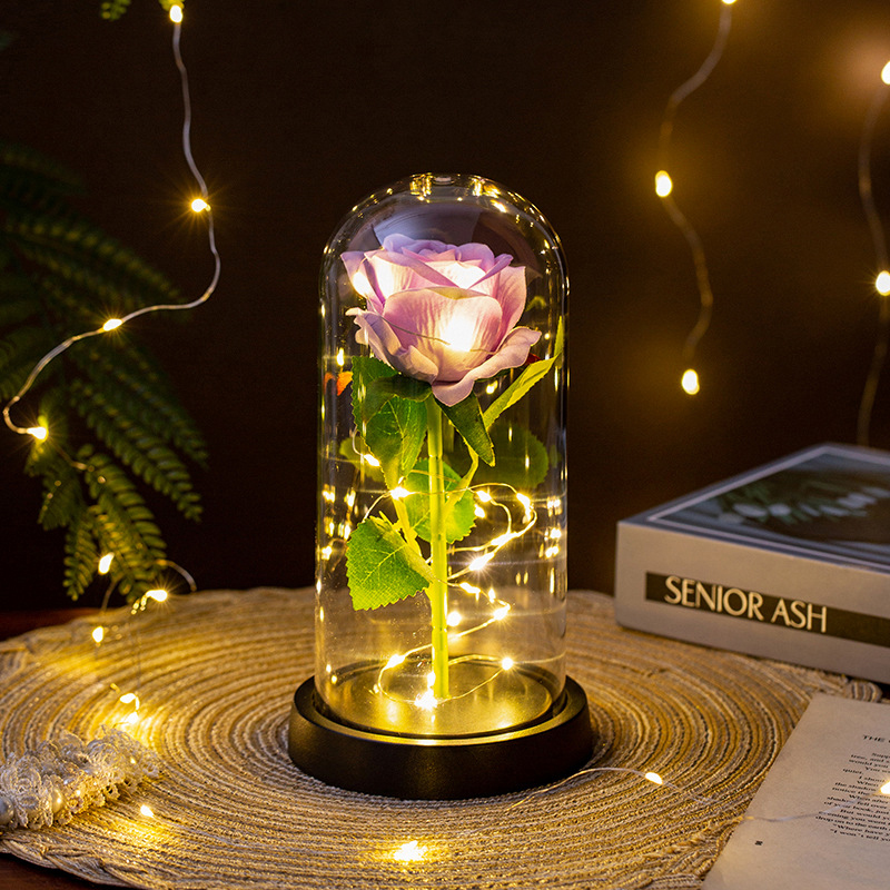 Glowing Plush Artificial Rose  - Home Textiles Today recension och pris