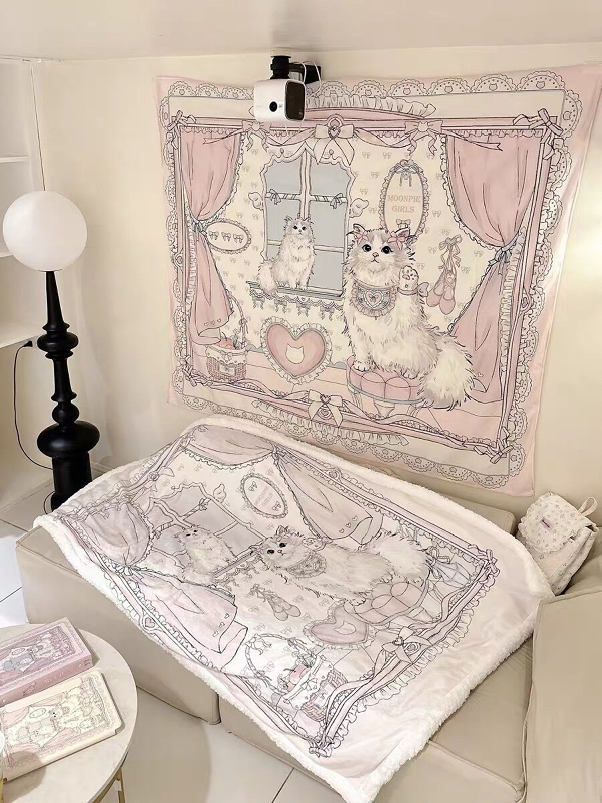 Cute Textile City Pink Girl Ca - Home Textiles City recension och pris