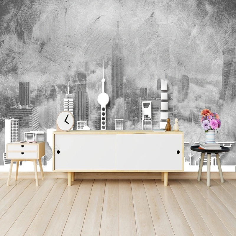 Custom 3D Wallpaper Mural Retr - Home Textiles City recension och pris