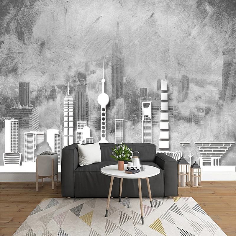 Custom 3D Wallpaper Mural Retr - Home Textiles City recension och pris