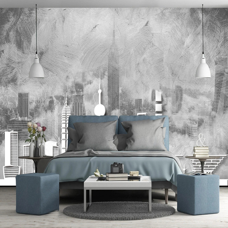 Custom 3D Wallpaper Mural Retr - Home Textiles City recension och pris