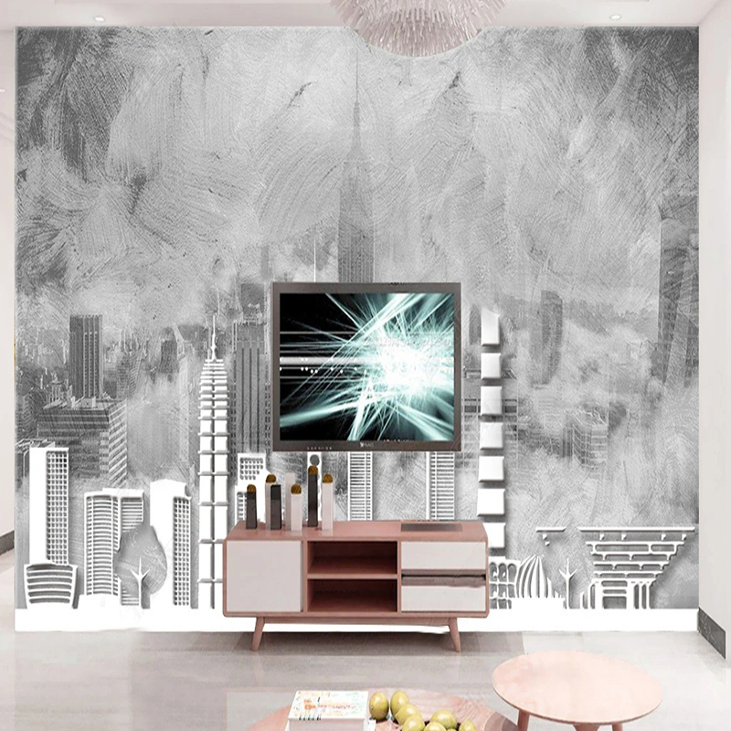 Custom 3D Wallpaper Mural Retr - Home Textiles City recension och pris