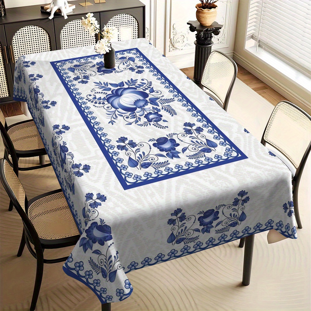 Country Style Square Tableclot - Home Textiles Fabric recension och pris