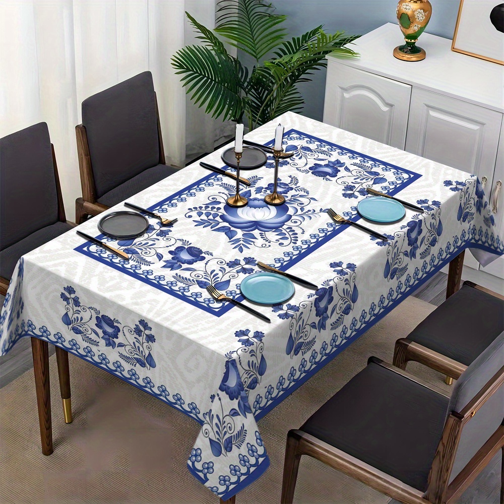 Country Style Square Tableclot - Home Textiles Fabric recension och pris
