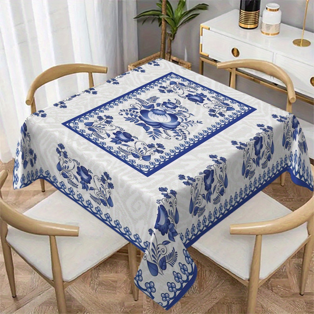 Country Style Square Tableclot - Home Textiles Fabric recension och pris