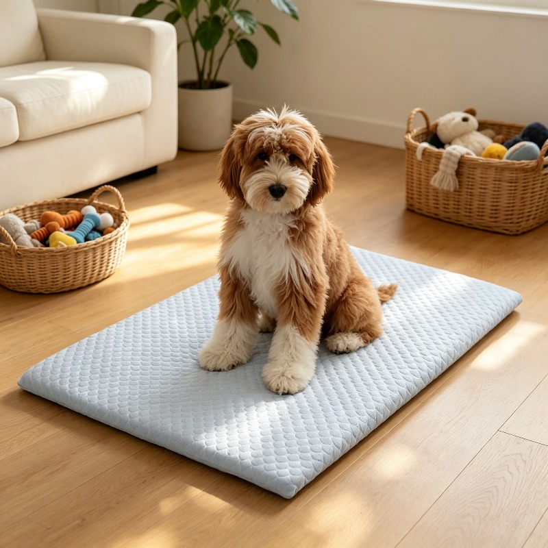 Pet Dog Bed Pad Summer Ice Sil - Quilt Cotton Summer recension och pris