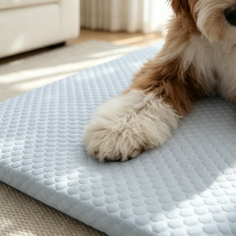 Pet Dog Bed Pad Summer Ice Sil - Quilt Cotton Summer recension och pris