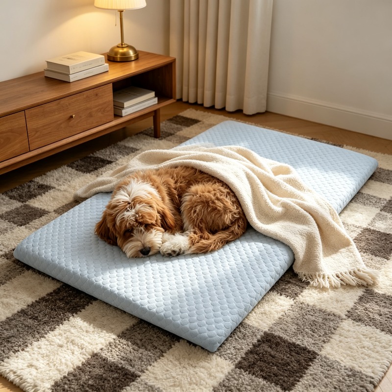 Pet Dog Bed Pad Summer Ice Sil - Quilt Cotton Summer recension och pris