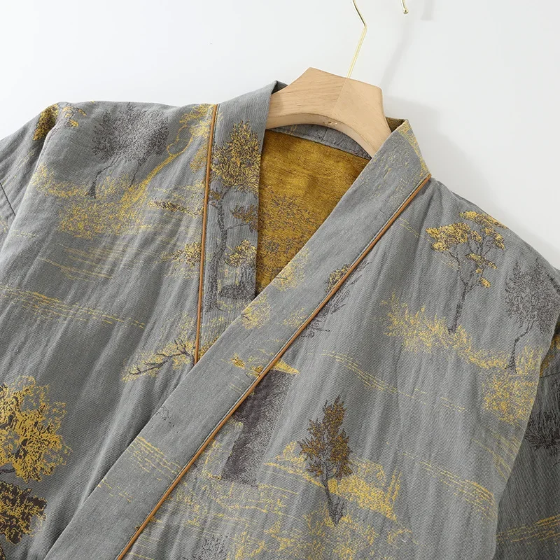 Men's Spring and Autumn Kimono - Linum Home Textiles recension och pris