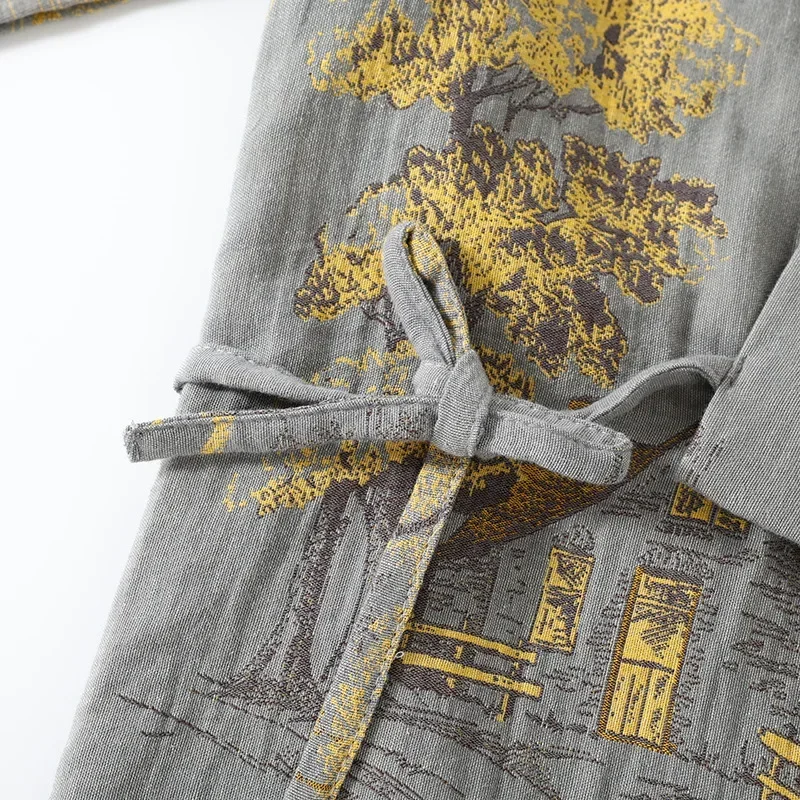 Men's Spring and Autumn Kimono - Linum Home Textiles recension och pris