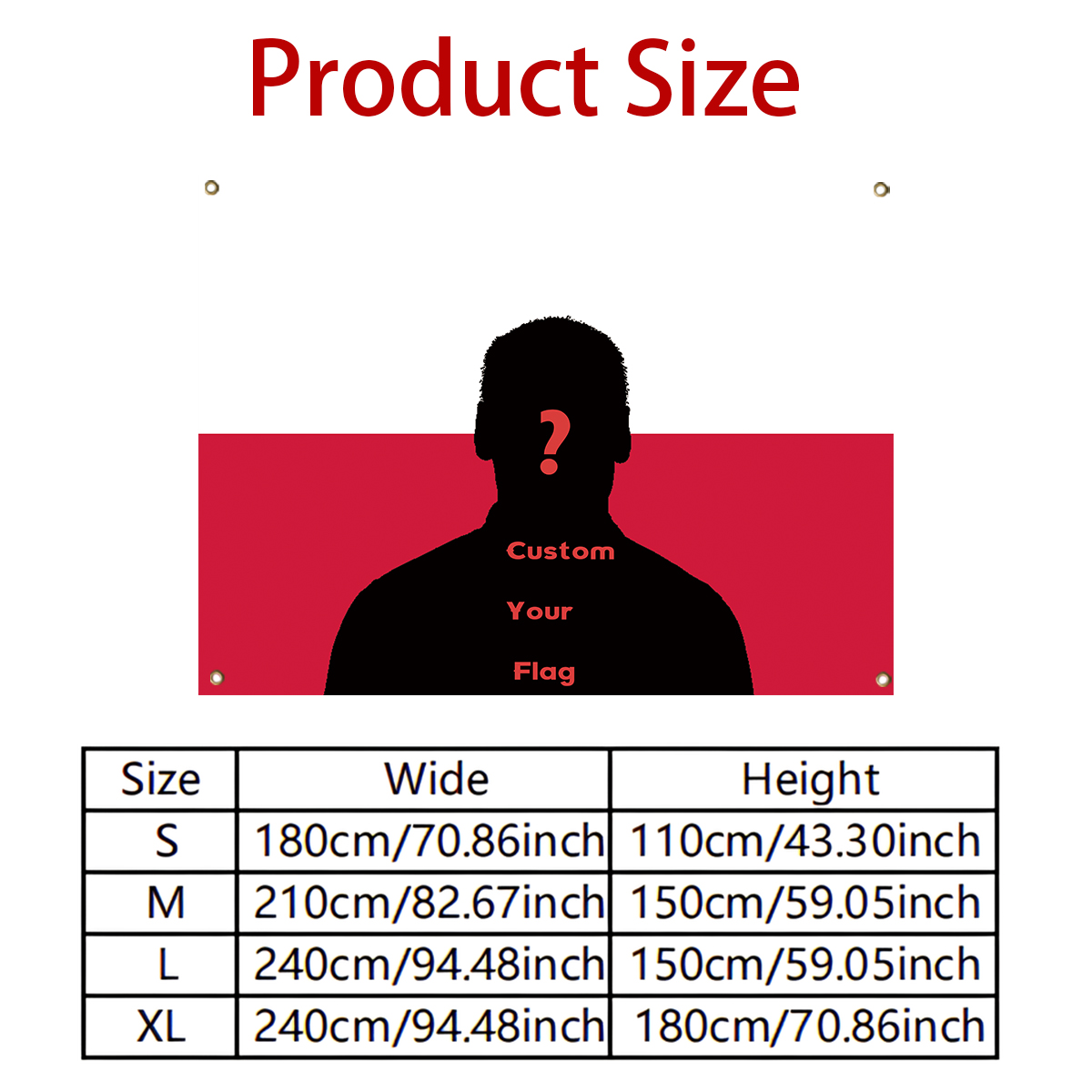 1Pc Custom Photo Polyster Flag - Home Textiles Fabric recension och pris