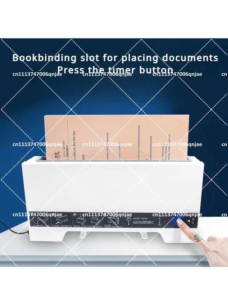A4 110V Hot Melt Binding Machi - Home Textiles Fabric recension och pris
