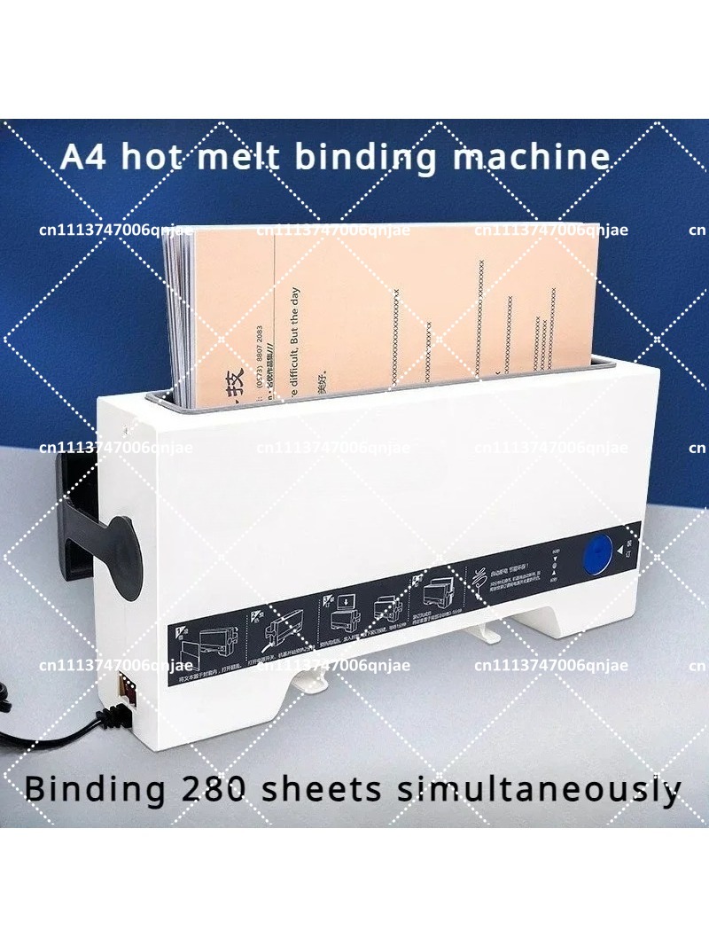 A4 110V Hot Melt Binding Machi - Home Textiles Fabric recension och pris