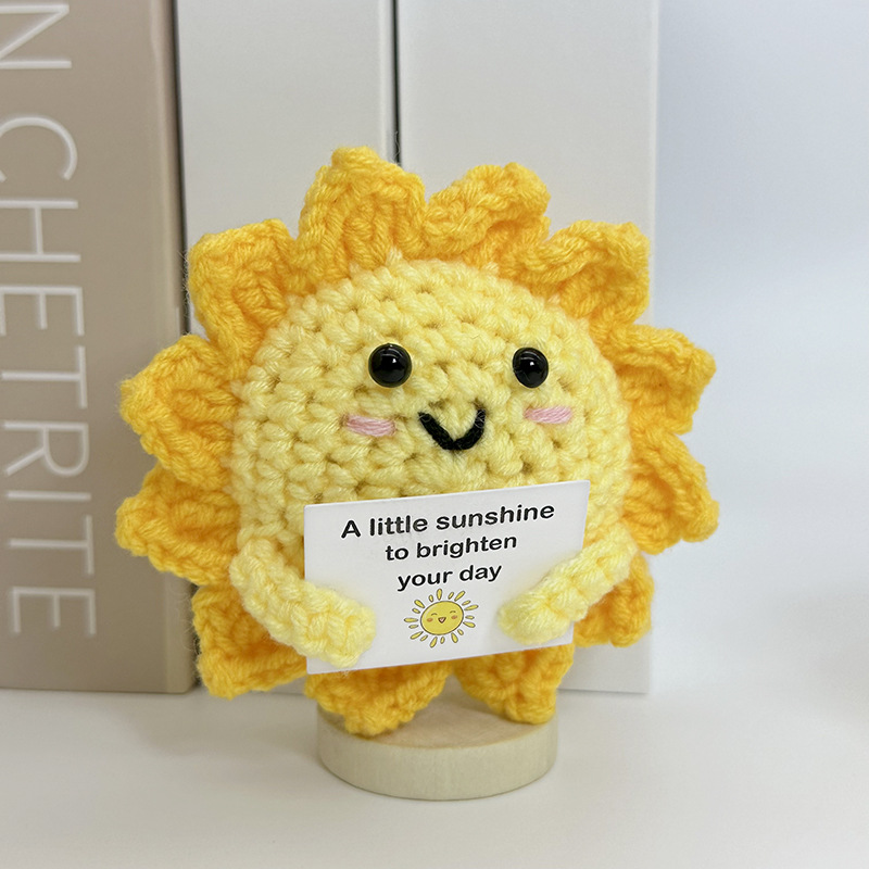 Funny Positive Crochet Sunshin - Home Textiles Today recension och pris