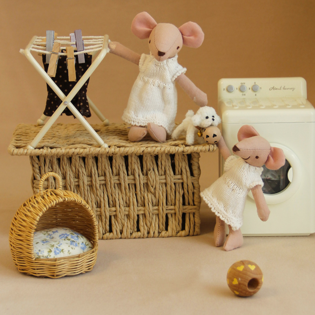 H13/15Cm Fabric Little Mouse w - Home Textiles Today recension och pris