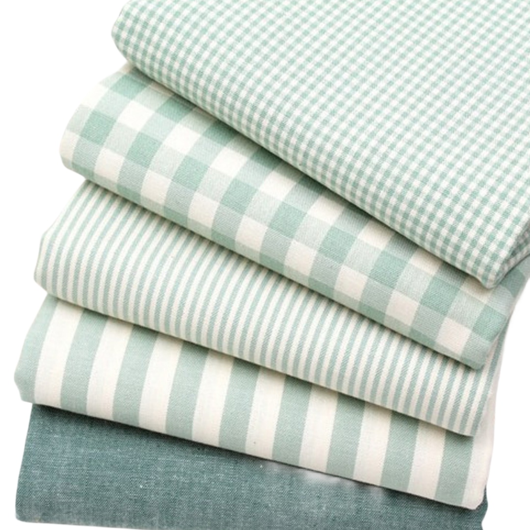 Plaid Linen Cotton Fabric Clot - Linum Home Textiles recension och pris