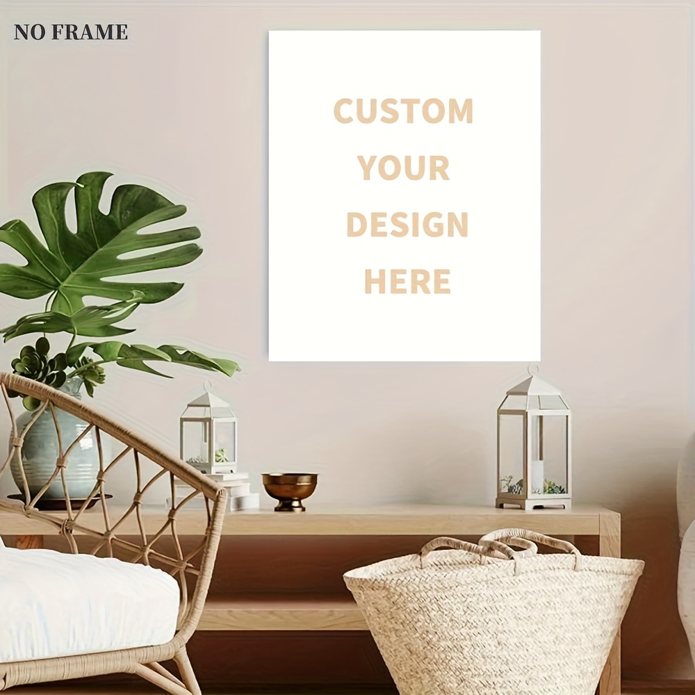 Custom Canvas Print with Your  - Home Textiles Fabric recension och pris
