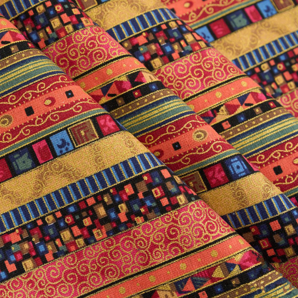 Tribal Ethnic Cotton Linen Fab - Linum Home Textiles recension och pris