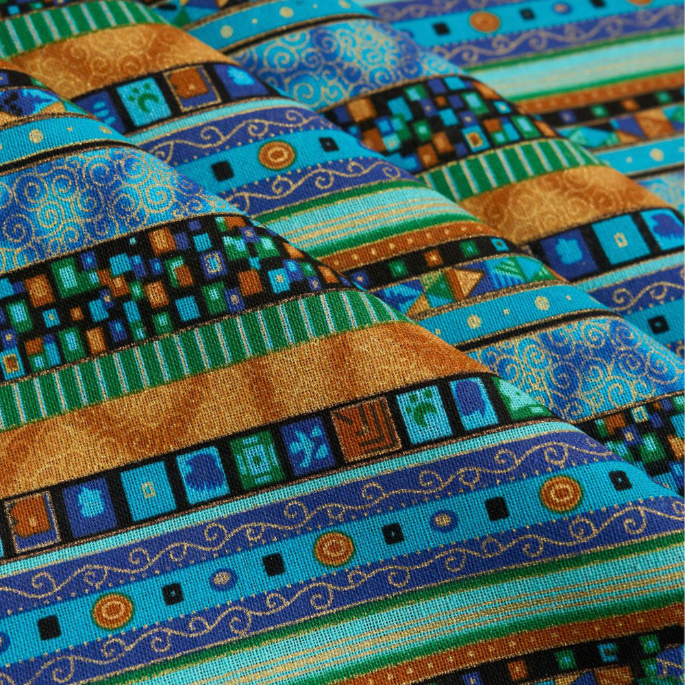Tribal Ethnic Cotton Linen Fab - Linum Home Textiles recension och pris