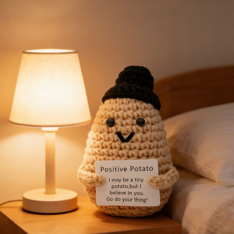 Cute Positive Potato Crochet D - Home Textiles Today recension och pris