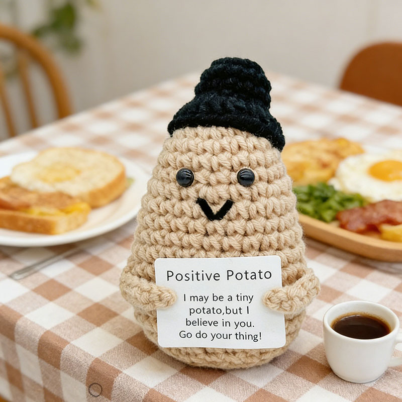 Cute Positive Potato Crochet D - Home Textiles Today recension och pris